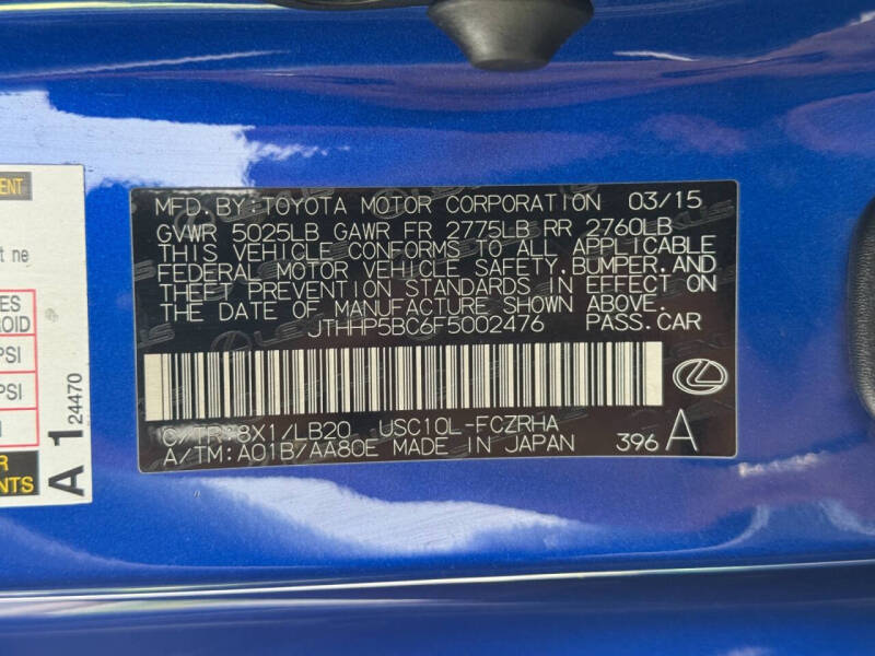 2015 Lexus RC F