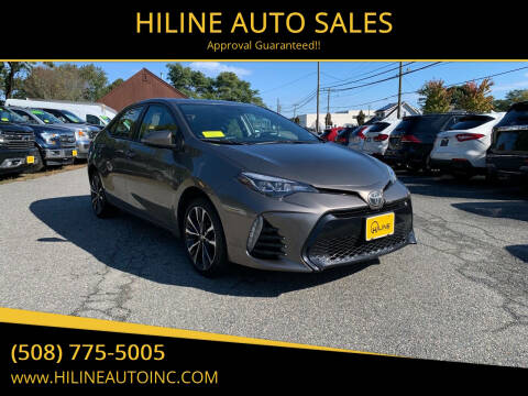 2017 Toyota Corolla for sale at HILINE AUTO SALES in Hyannis MA