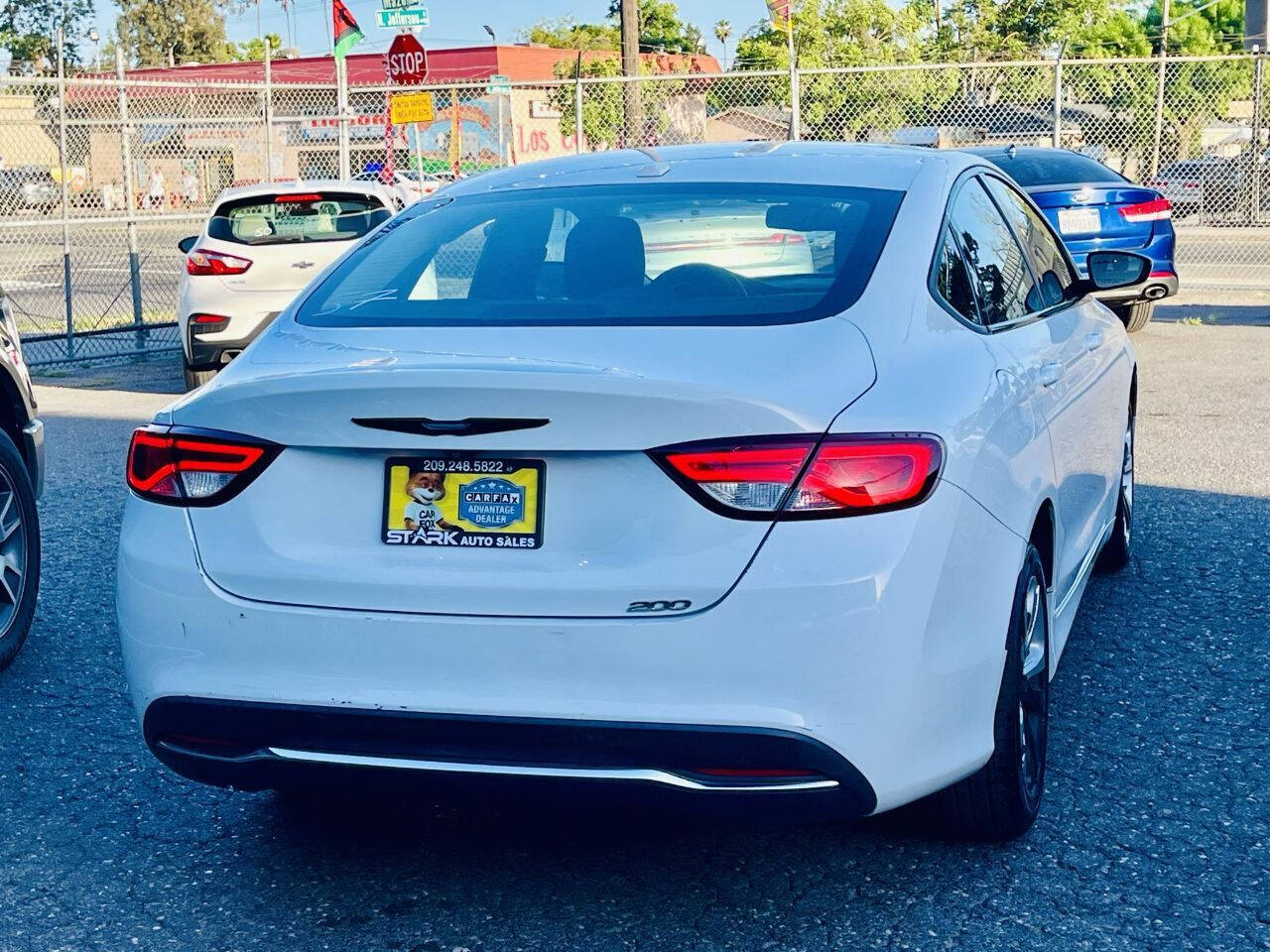 2015 Chrysler 200 for sale at STARK AUTO SALES INC in Modesto, CA