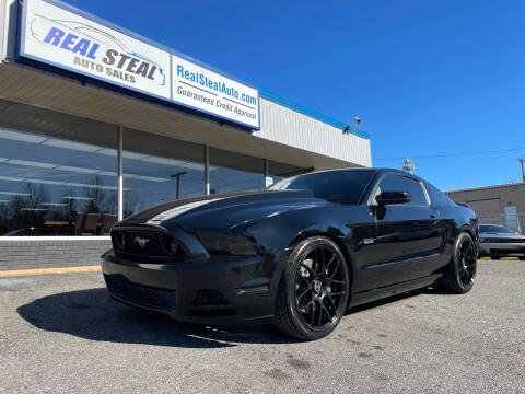 2013 Ford Mustang for sale at Real Steal Auto Sales & Repair Inc in Gastonia NC