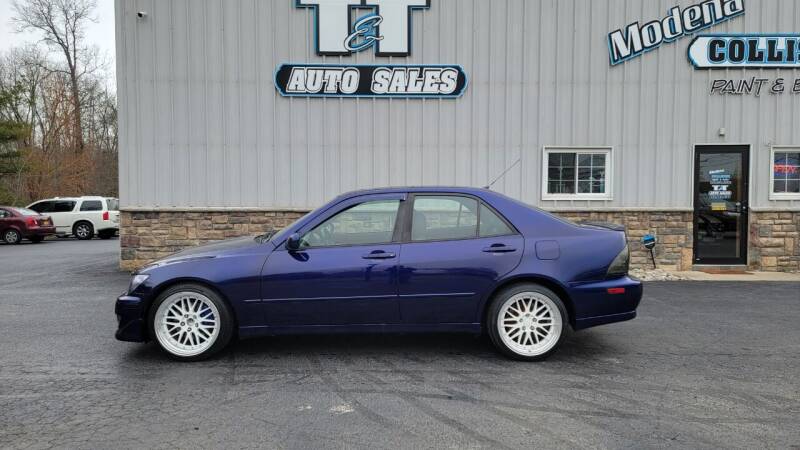 2001 Lexus IS 300 for sale at T & T Auto Sales in Modena NY