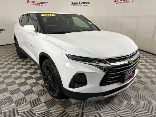 Used 2022 Chevrolet Blazer 2LT with VIN 3GNKBCR46NS158067 for sale in Bloomington, IL