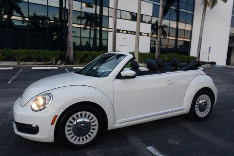 2014 Volkswagen Beetle Convertible for sale at SR Motorsport in Pompano Beach FL