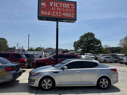 2015 Kia Optima for sale at Victor's Auto Sales in Greenville SC