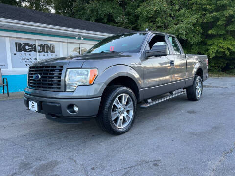 2014 Ford F-150 for sale at ICON AUTO SALES in Chesapeake VA