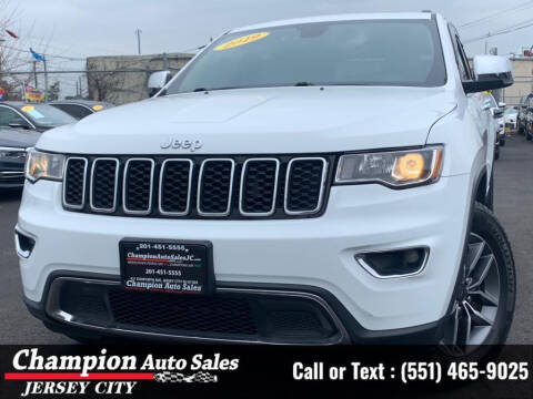 2019 Jeep Grand Cherokee for sale at CHAMPION AUTO SALES OF JERSEY CITY in Jersey City NJ