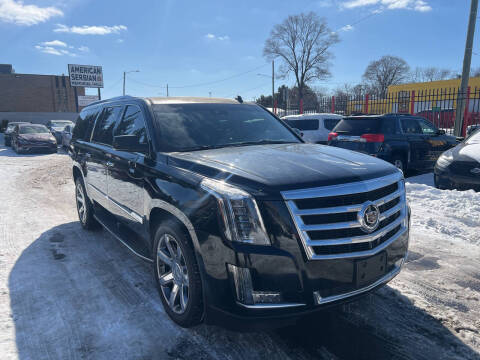 2015 Cadillac Escalade ESV for sale at AB1 AUTO SALES LLC in Detroit MI