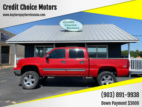 2006 Chevrolet Silverado 1500 for sale at Credit Choice Motors in Sherman TX