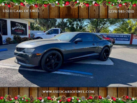 2014 Chevrolet Camaro for sale at Used Cars of SWFL in Fort Myers FL