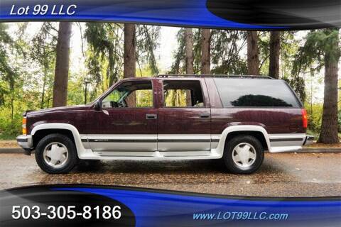 1997 Chevrolet Suburban for sale at LOT 99 LLC in Milwaukie OR