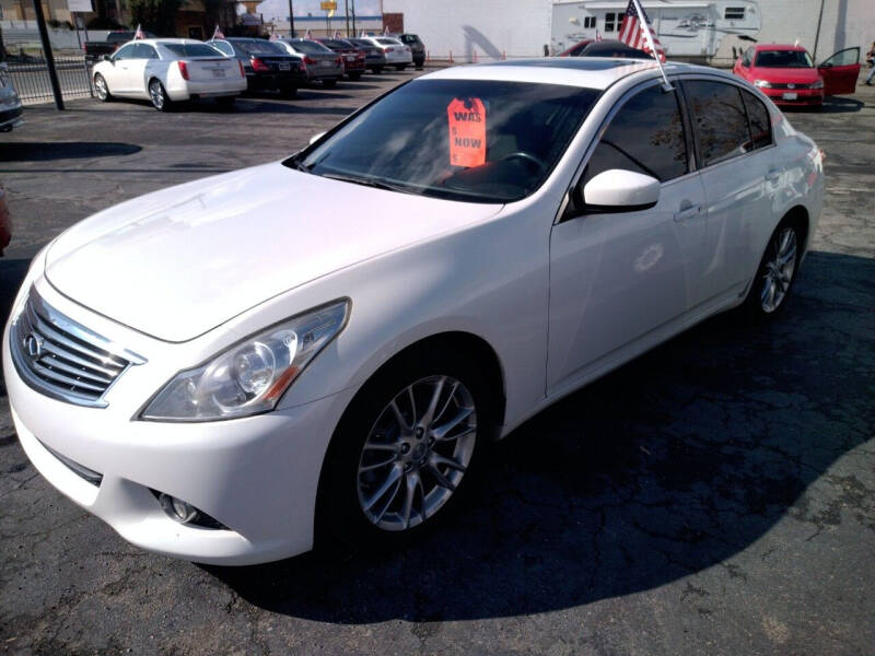 2013 Infiniti G37 Sedan for sale at Alpha 1 Automotive Group in Hemet CA