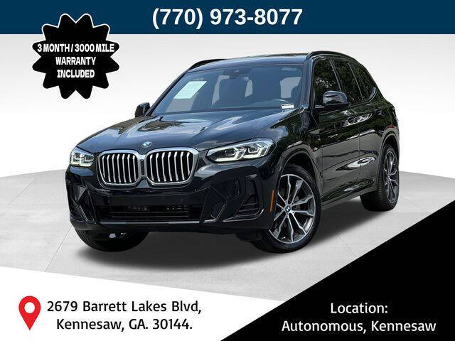2022 BMW X3 sDrive30i