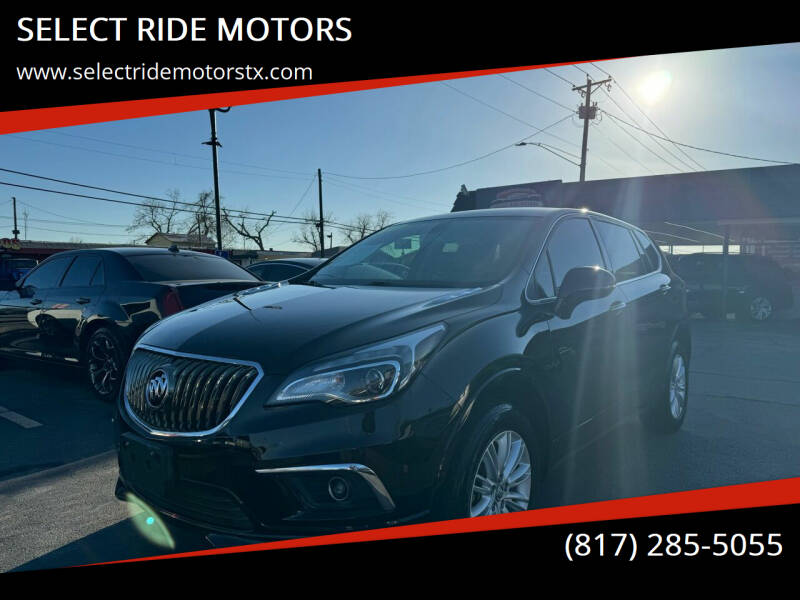 2017 Buick Envision for sale at SELECT RIDE MOTORS in Arlington TX