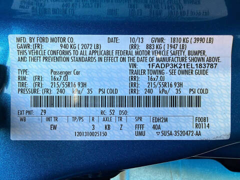 2014 Ford Focus SE