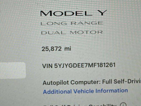 2021 Tesla Model Y Long Range
