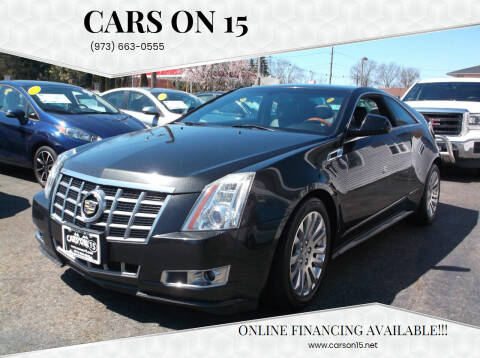 2012 Cadillac CTS for sale at Cars On 15 in Lake Hopatcong NJ