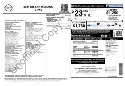 2021 Nissan Murano S