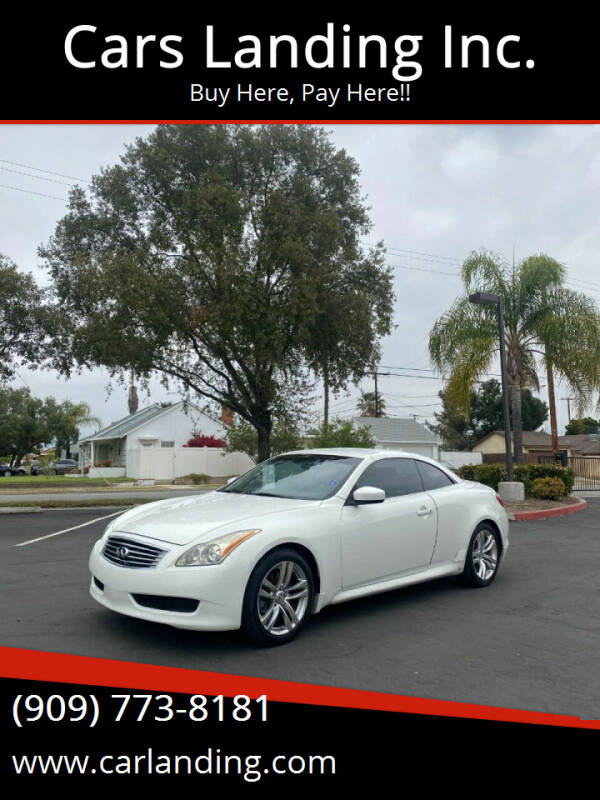 2009 Infiniti G37 Convertible for sale at Cars Landing Inc. in Colton CA