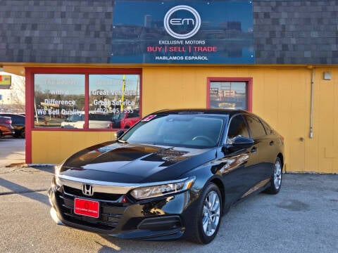 2019 Honda Accord for sale at Exclusive Motors in Omaha NE