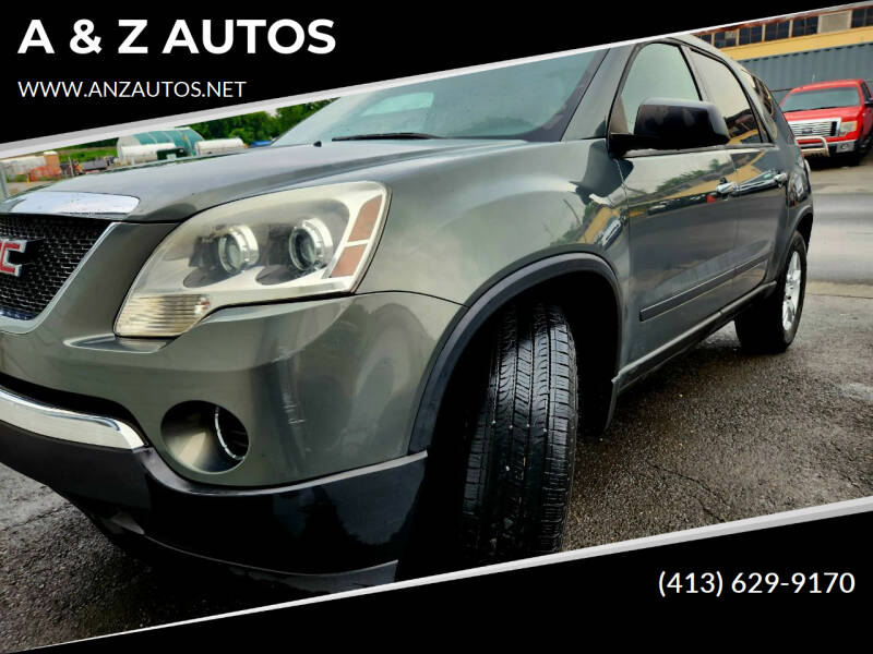 2011 GMC Acadia for sale at A & Z AUTOS in Westfield MA