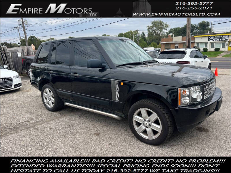 2003 Land Rover Range Rover for sale at Empire Motors LTD in Cleveland OH