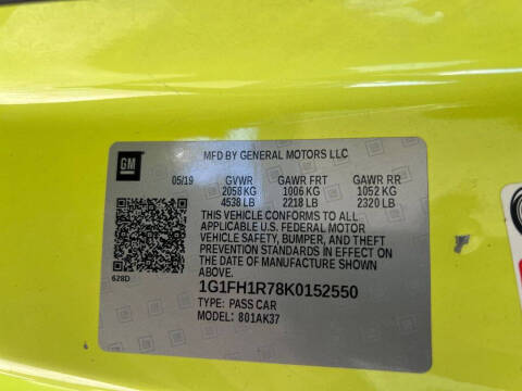 2019 Chevrolet Camaro SS