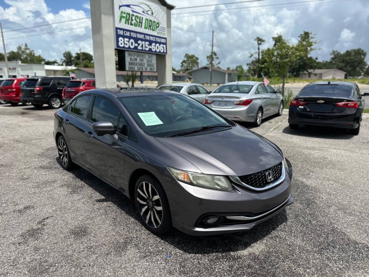 2015 Honda Civic for sale at Fresh Drop Motors in Panama City, FL