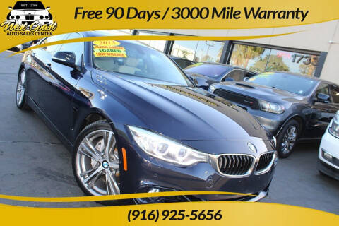 2015 BMW 4 Series for sale at West Coast Auto Sales Center in Sacramento CA