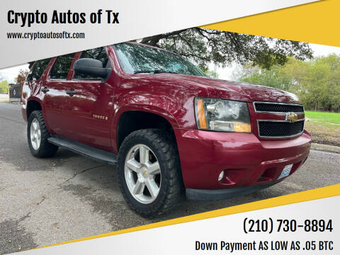 2007 Chevrolet Tahoe for sale at Crypto Autos of Tx in San Antonio TX