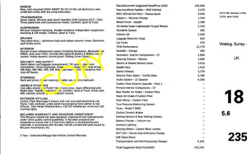 2019 McLaren 720S Performance