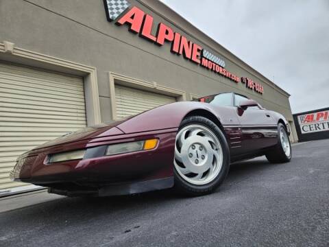 1993 Chevrolet Corvette for sale at Alpine Motors Certified Pre-Owned in Wantagh NY
