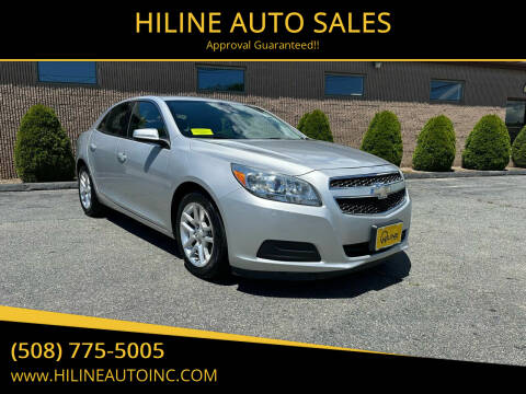 2013 Chevrolet Malibu for sale at HILINE AUTO SALES in Hyannis MA