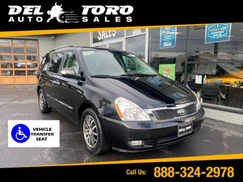 2012 Kia Sedona for sale at DEL TORO AUTO SALES in Auburn WA