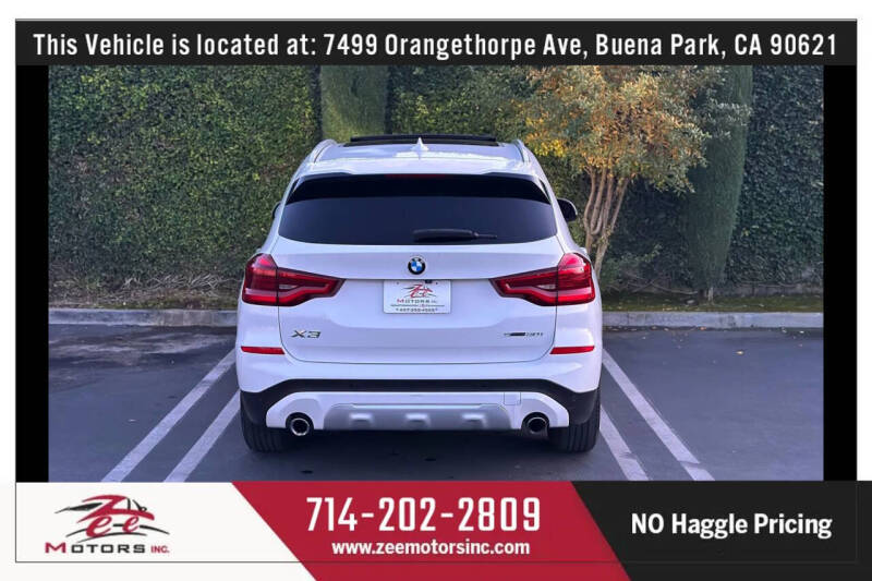 2019 BMW X3 sDrive30i