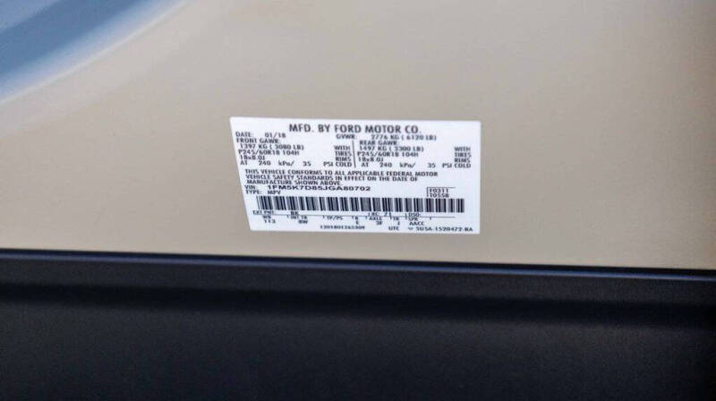 2018 Ford Explorer XLT