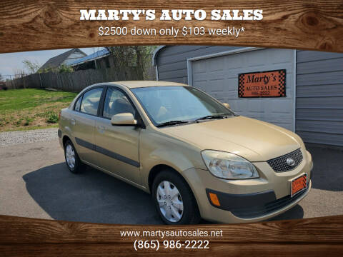 2007 Kia Rio for sale at Marty's Auto Sales in Lenoir City TN