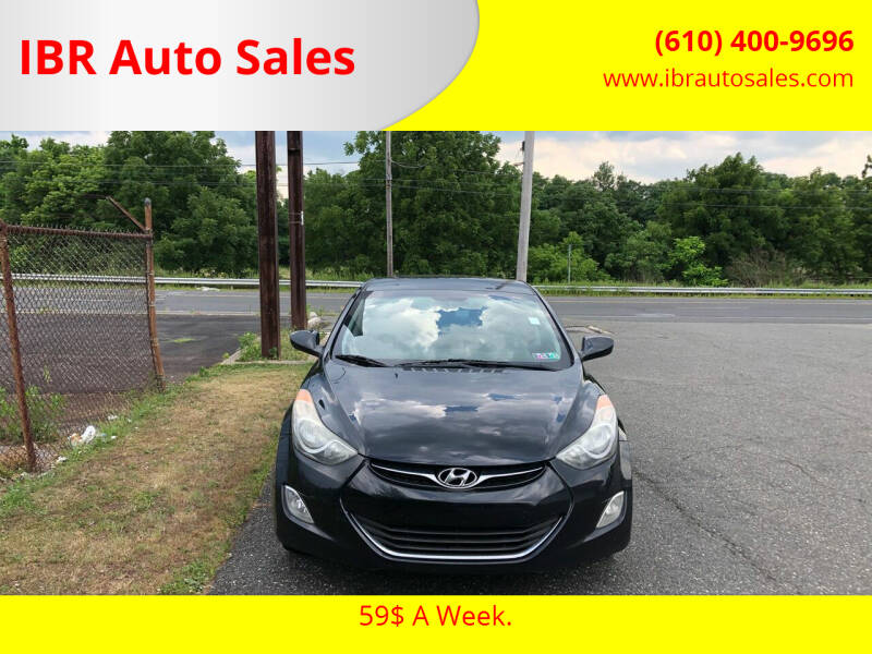 2012 Hyundai Elantra for sale at IBR Auto Sales in Pottstown PA