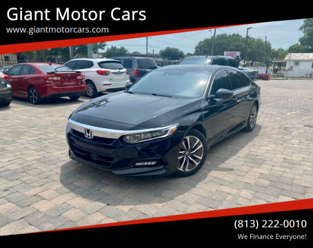 2019 Honda Accord Hybrid for sale at Giant Motor Cars in Tampa FL