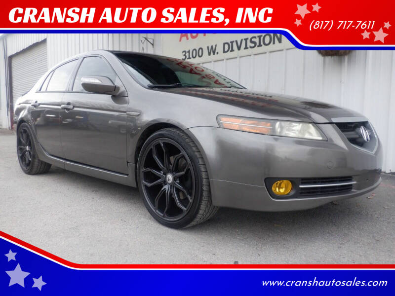 2008 Acura TL for sale at CRANSH AUTO SALES, INC in Arlington TX