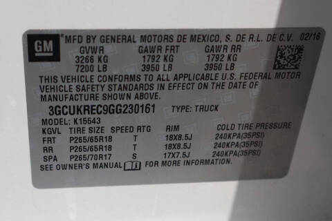 2016 Chevrolet Silverado 1500
