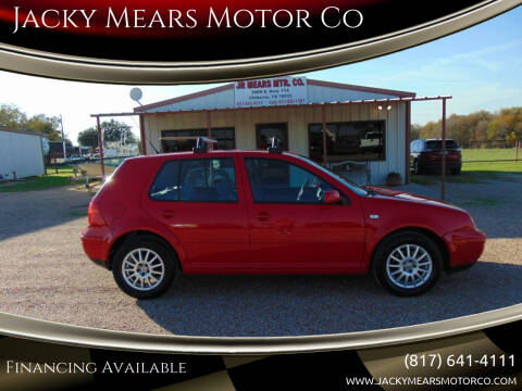 2004 Volkswagen Golf for sale at Jacky Mears Motor Co in Cleburne TX