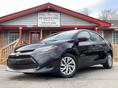 2017 Toyota Corolla for sale at Peach State Motors Inc in Acworth GA