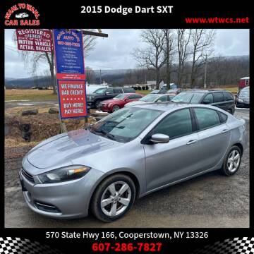 2015 Dodge Dart for sale at Wahl to Wahl Car Sales in Cooperstown NY