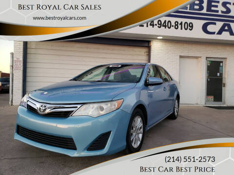 2012 Toyota Camry for sale at Best Royal Car Sales in Dallas TX