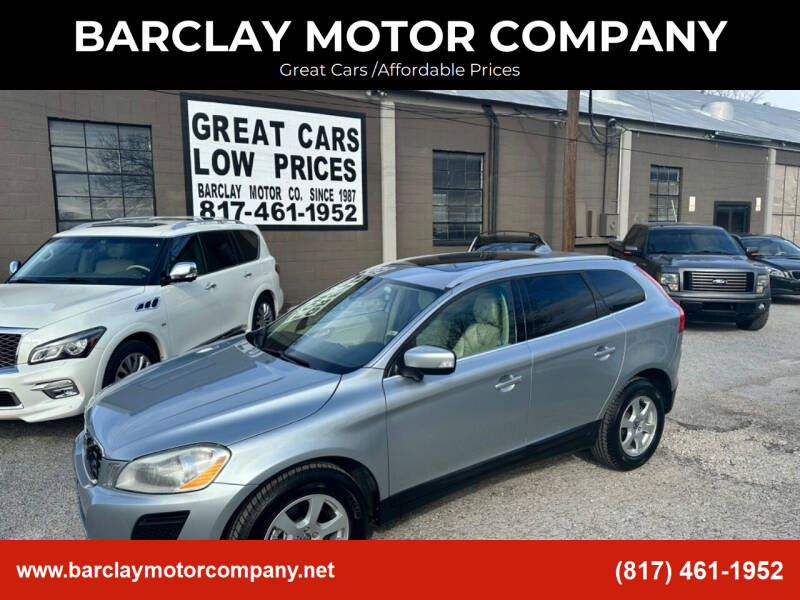 2012 Volvo XC60 for sale at BARCLAY MOTOR COMPANY in Arlington TX