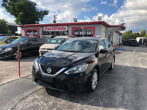 2019 Nissan Sentra for sale at CARSTRADA in Hollywood FL