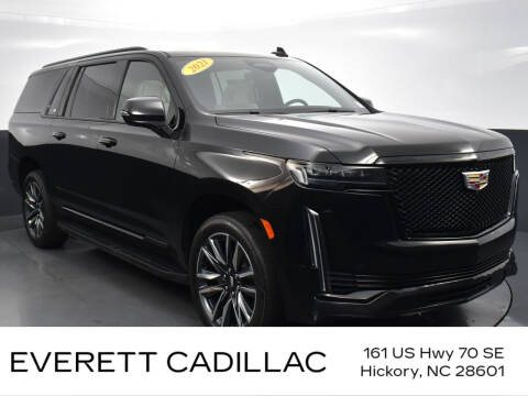 2021 Cadillac Escalade ESV for sale at Everett Chevrolet Buick GMC in Hickory NC