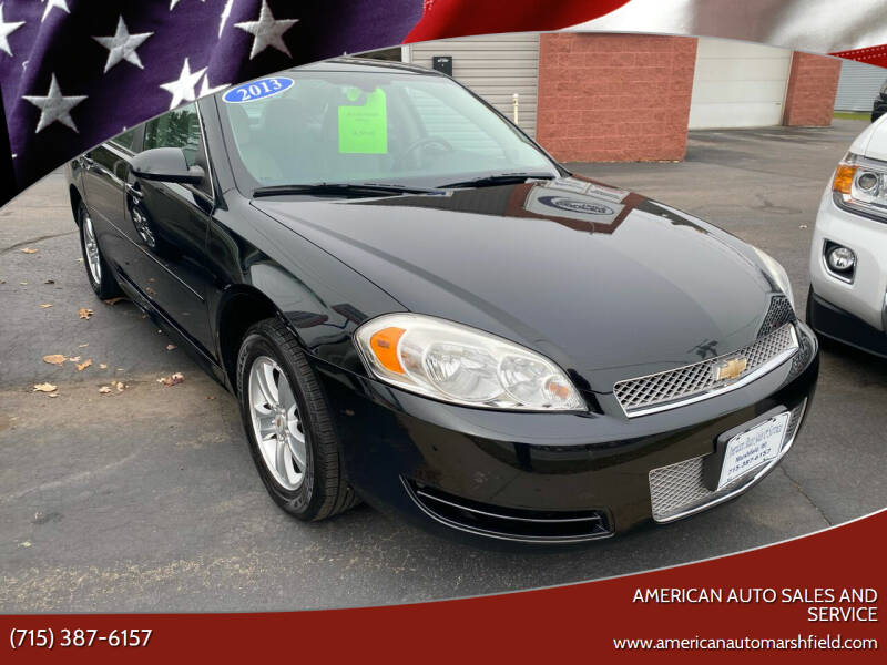 2013 Chevrolet Impala for sale at AMERICAN AUTO SALES AND SERVICE in Marshfield WI