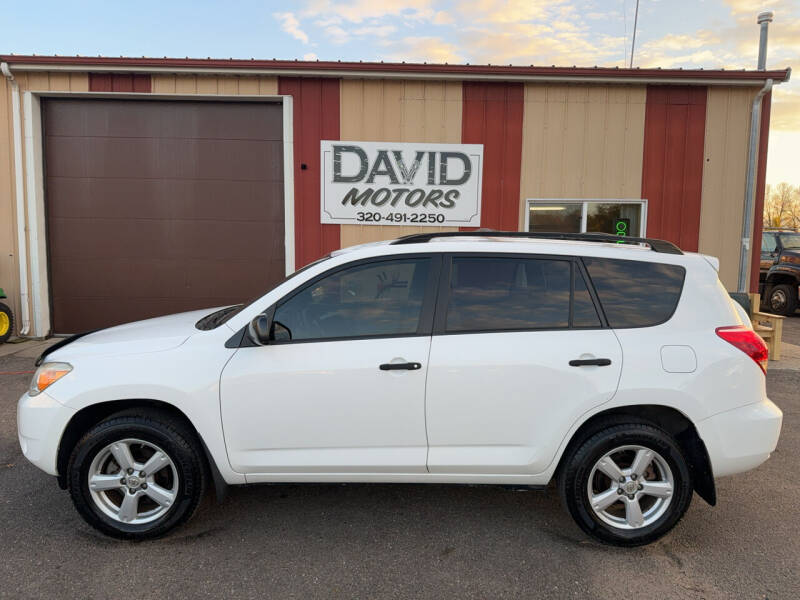 2008 Toyota RAV4 for sale at DAVID MOTORS LLC in Grey Eagle MN