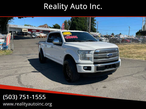 2015 Ford F-150 for sale at Reality Auto Inc. in Salem OR